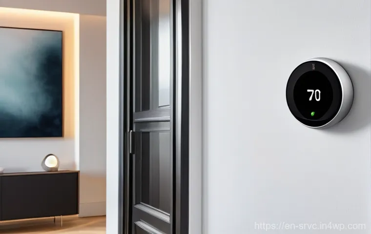 AI 집사 서비스의 복잡성 단순화 방안 - **A Cohesive Smart Home Morning:** A brightly lit, modern open-plan living area at dawn. A diverse f...