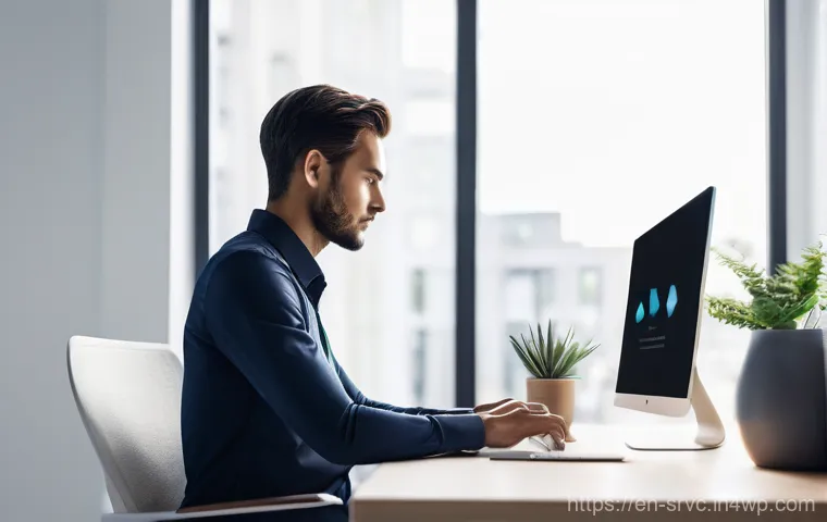 AI 집사 서비스의 다양한 사용 사례 - **Prompt:** A focused professional in a minimalist, sunlit home office, dressed in smart-casual atti...