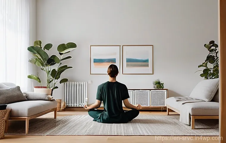 AI 집사 서비스의 다양한 사용 사례 - **Prompt:** A focused professional in a minimalist, sunlit home office, dressed in smart-casual atti...