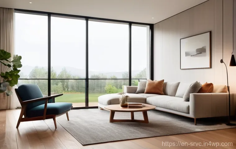 AI 집사 서비스와 사용자 편의성 - **Prompt:** "A brightly lit, modern home office. A young professional, dressed in smart casual attir...
